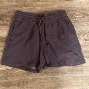 TNA cozy fleece sweat short